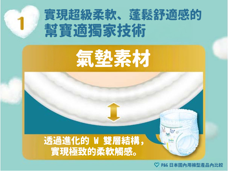 【幫寶適】Pamper 爬行褲 拉拉褲 日本境內版 3包/箱購送暖暖包