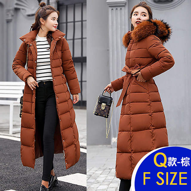 保暖羽絨棉連帽中長版外套系列(保暖/升溫/防小潑水)