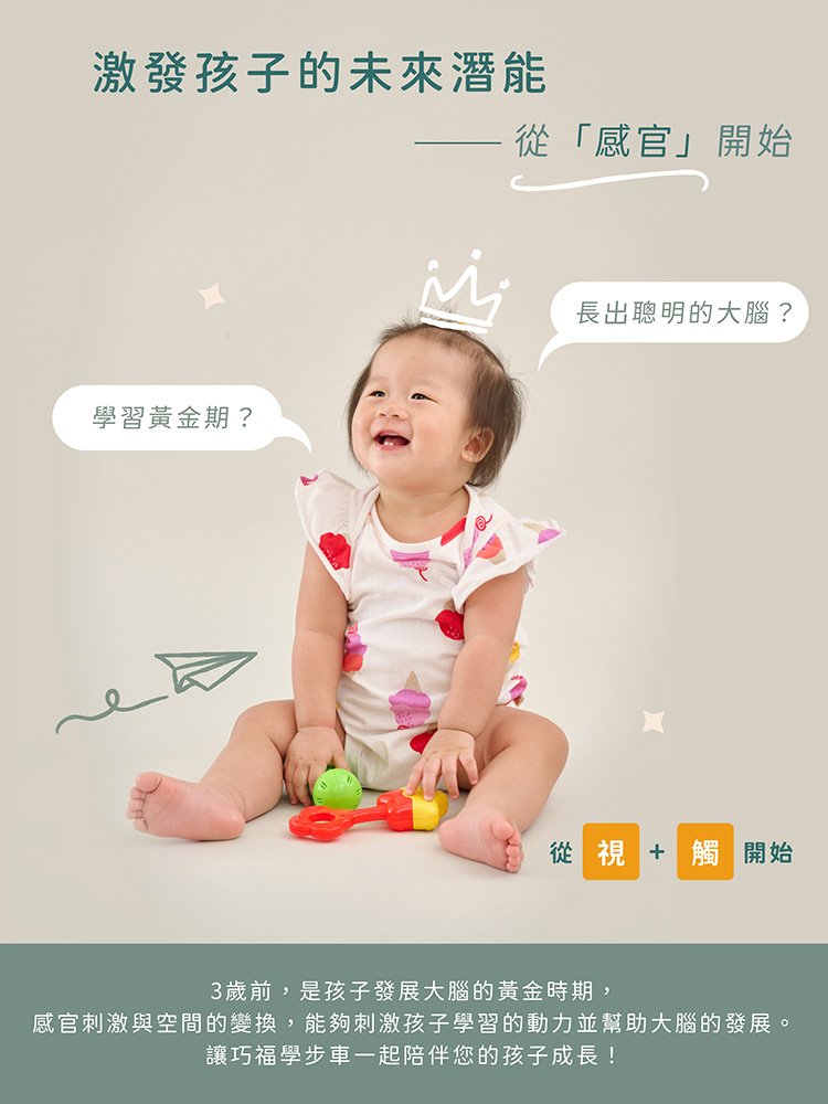 【巧福】多功能學步車 CF-B02   五合一學步車/益智玩具/音樂學步車/學習桌