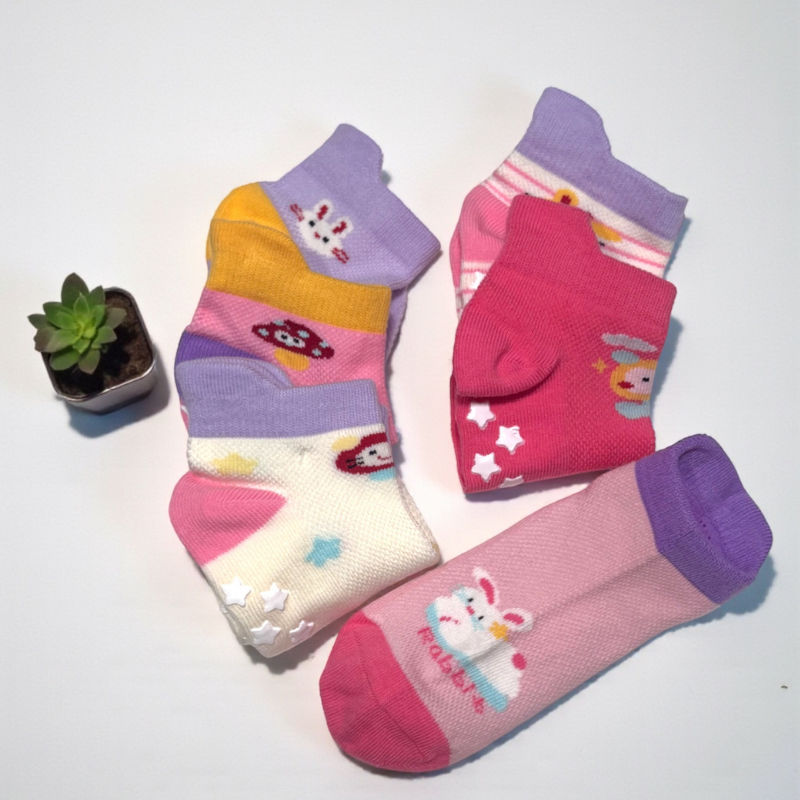凱美棉業｜純棉止滑童襪 可愛動物款 男童女童襪 卡通童襪 可愛襪 10雙組、14雙組