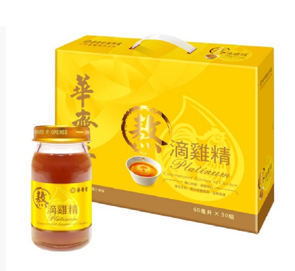 華齊堂保健飲品[禮盒] 葡萄糖胺 雪蛤燕窩 敖滴雞精 無糖雙篸 葉黃素 靈芝飲