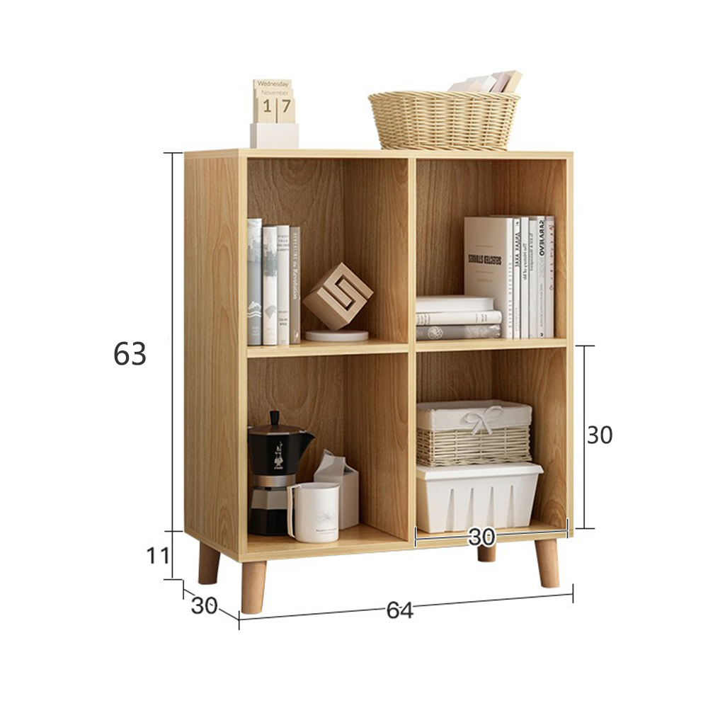 【E家工廠】書櫃 書架 收納櫃 儲物櫃 落地置物架 格子櫃 095