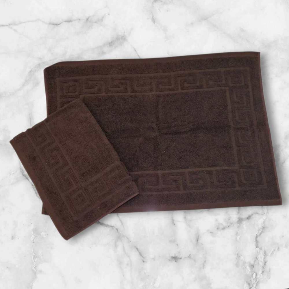 【凱美棉業】MIT台灣製 五星級飯店指定款 純棉立體緹花浴墊 腳踏墊 厚實棉浴墊