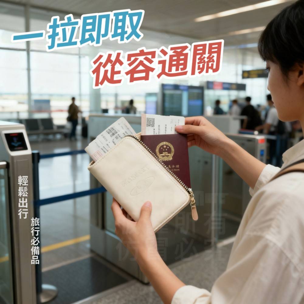 【Traveler】旅人防盜刷護照夾/護照錢包 護照夾 手機包