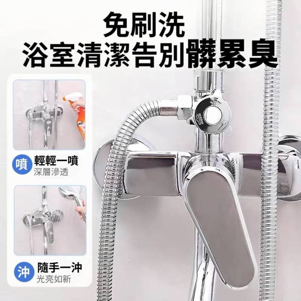 【立管家】雙功能噴頭除垢浴室清潔劑 