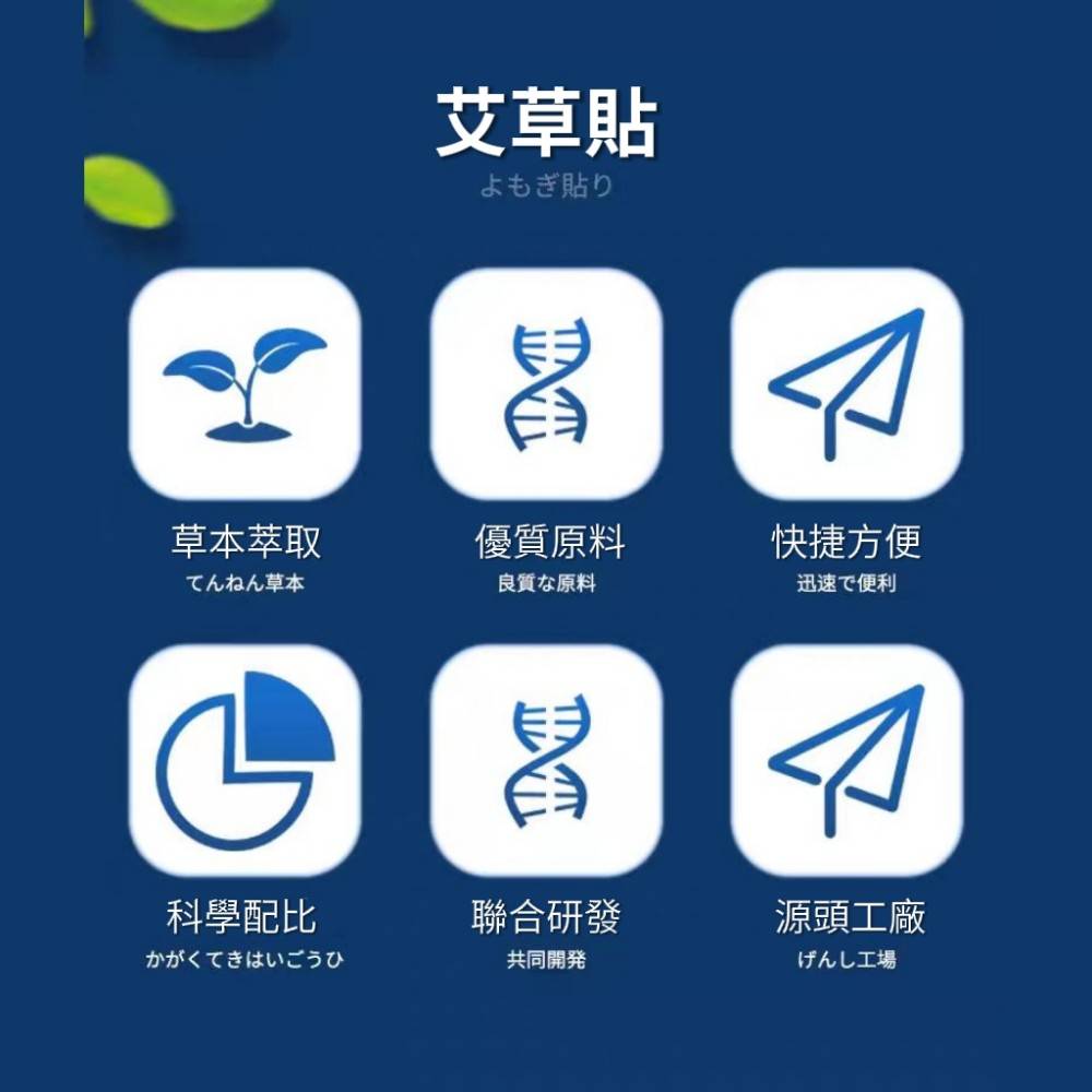 【草本燃】艾草油切爆汗貼 艾草貼