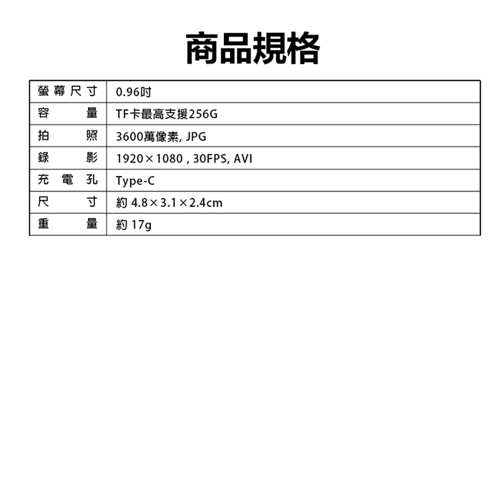 YT-G1 超迷你高畫質相機(3600萬像素拍照 1080P錄影 0.96吋螢幕 超輕巧 吊飾相機 支援256G卡)