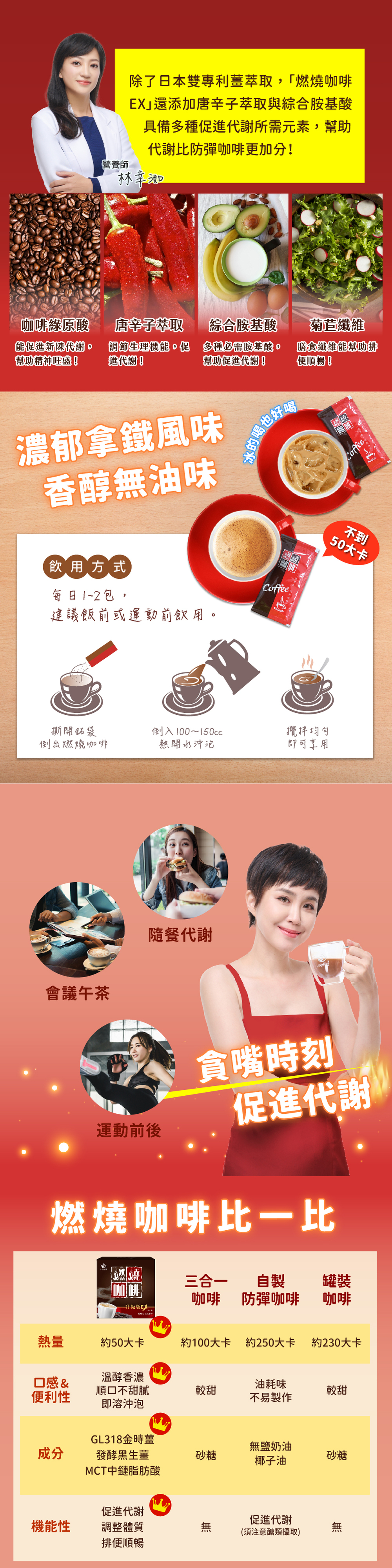 【JoyHui佳悅】燃燒咖啡EX 10包/盒 (日本專利代謝成分防彈咖啡)