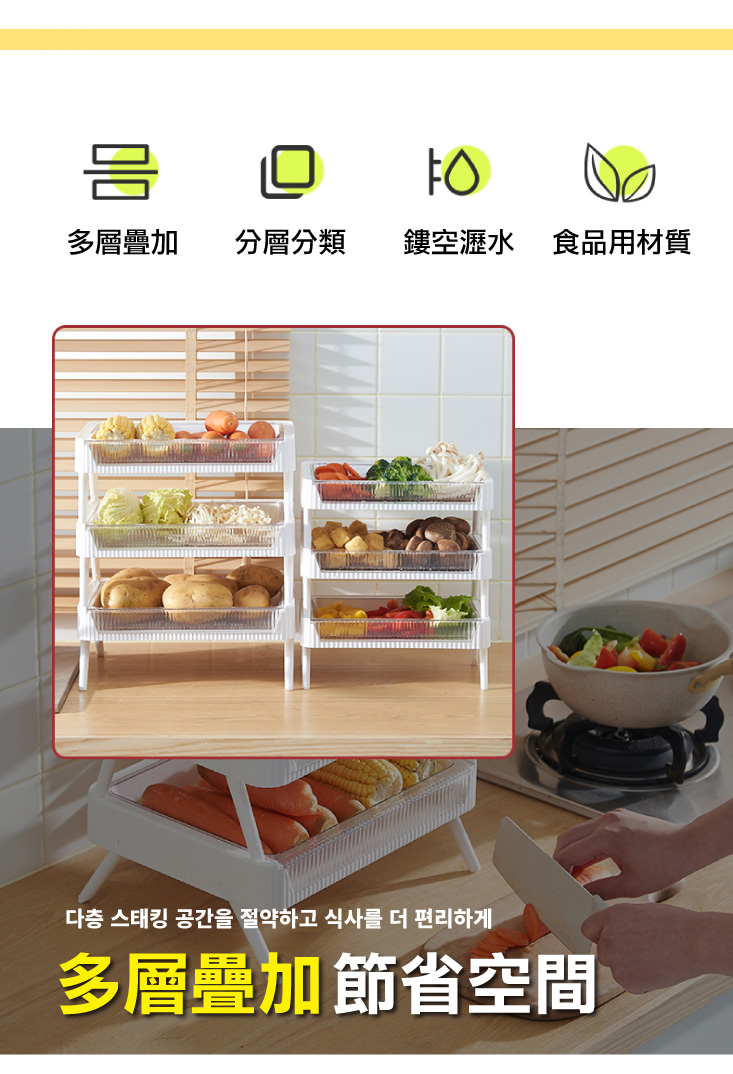 【ANDYMAY2】可疊加蔬果火鍋瀝水拼盤(AM-Q309)