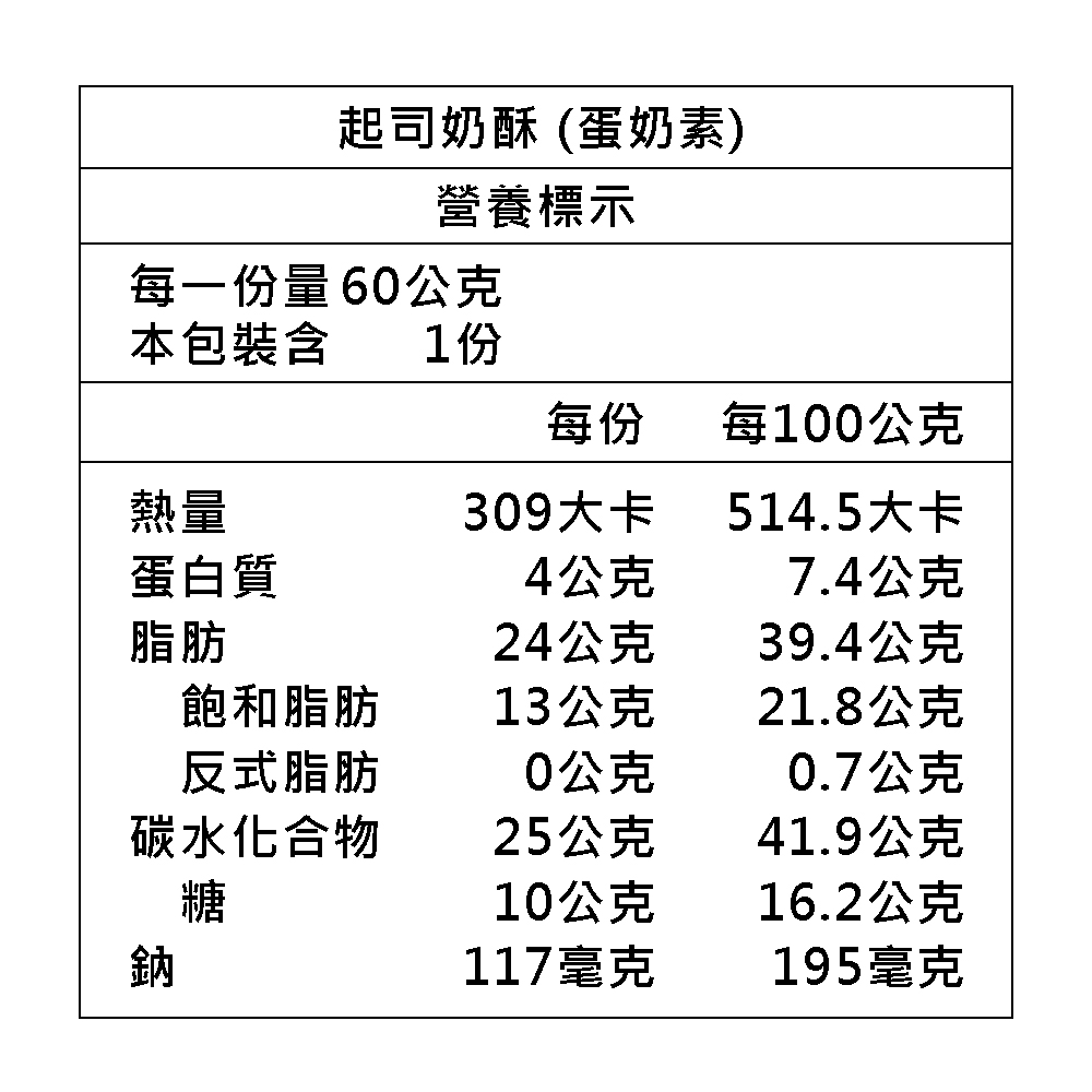 【愛不囉嗦】 聖誕限定 起司奶酥手工餅乾 - 60g/罐