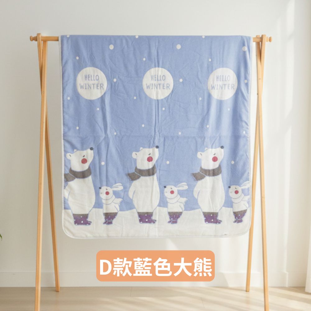 凱美棉業｜秋冬限定 純棉十層紗童被 寶寶被