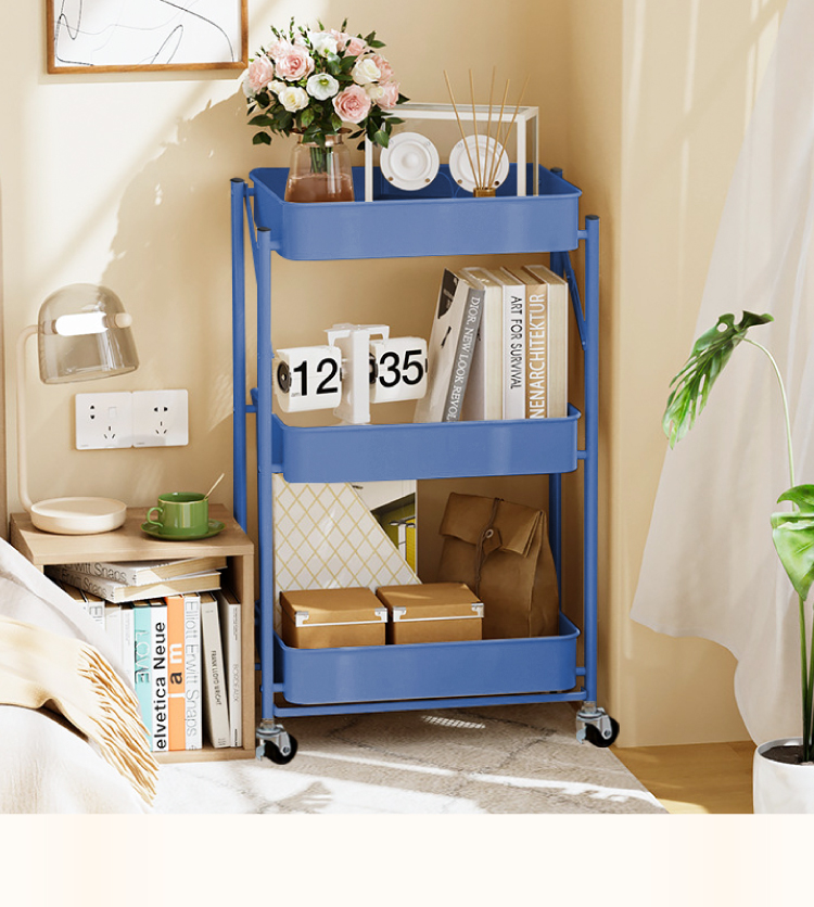 【ANDYMAY2】免安裝折疊收納推車(LM-K313)