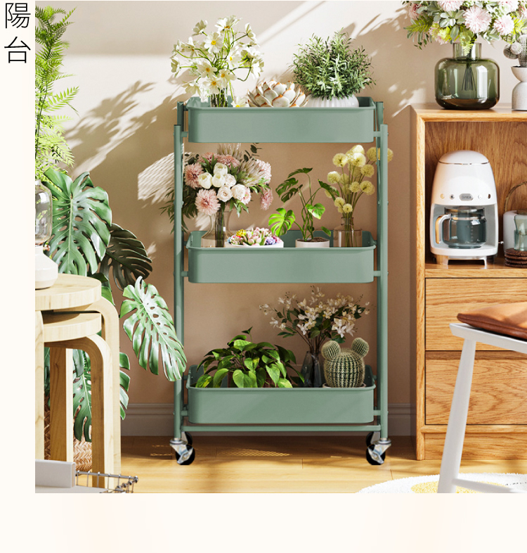 【ANDYMAY2】免安裝折疊收納推車(LM-K313)