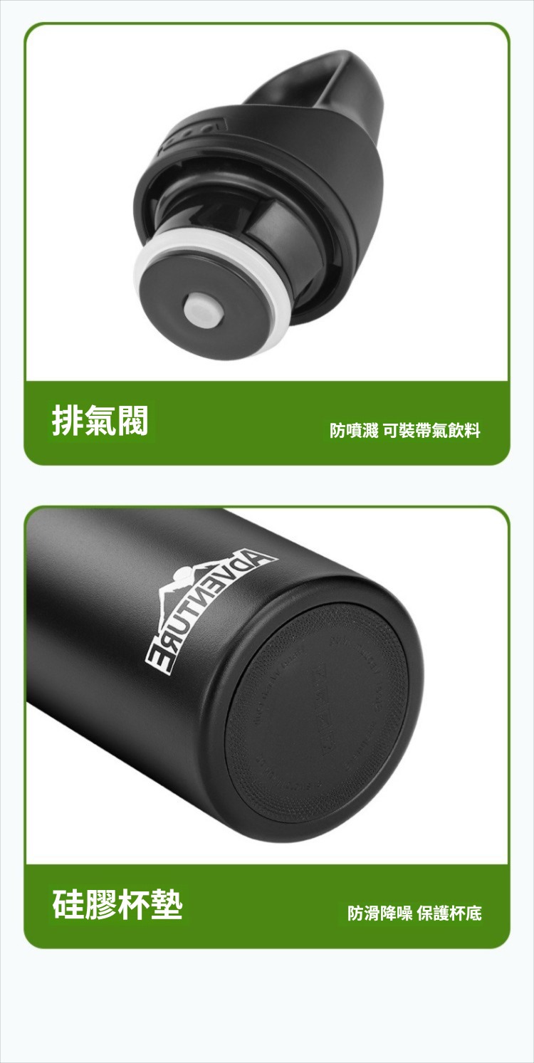 一鍵速開 316真空保溫杯 680ml 單手 彈蓋 車用 自行車 手提