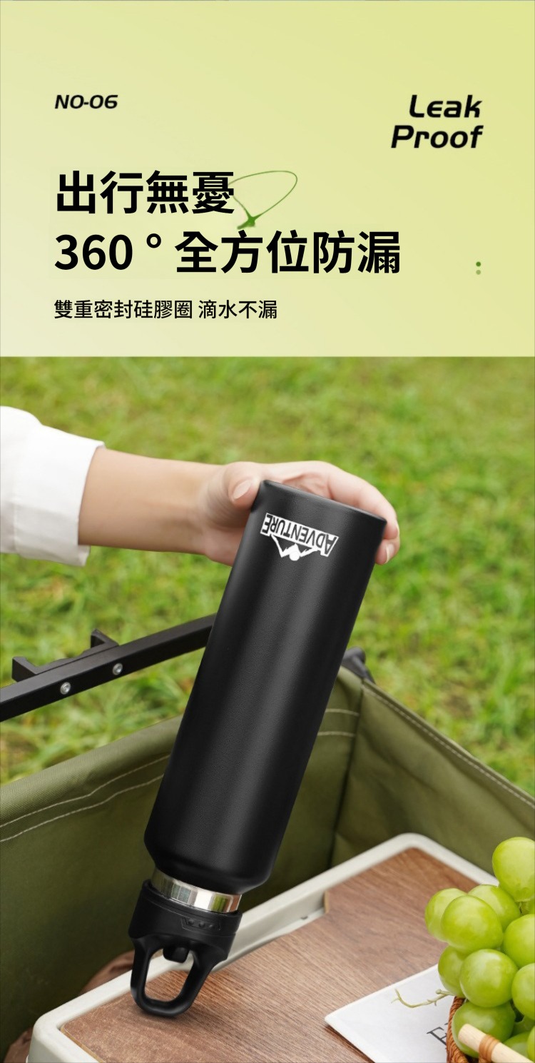 一鍵速開 316真空保溫杯 680ml 單手 彈蓋 車用 自行車 手提