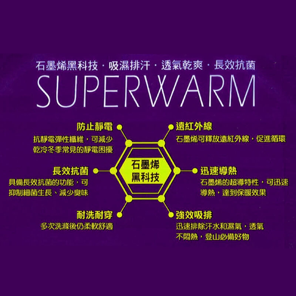 【YABY芽比】金安德森男女款石墨烯保暖長袖上衣