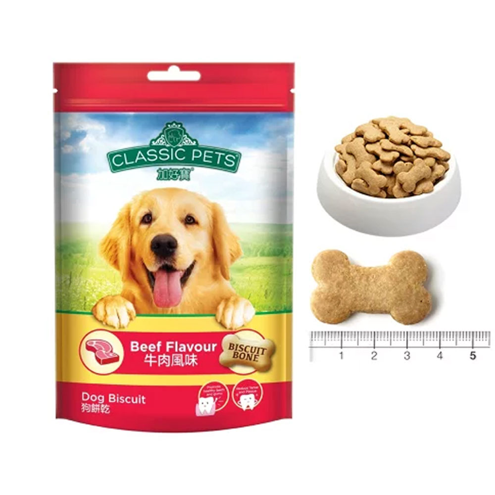 Classic Pets 加好寶 狗餅乾系列 300G 狗點心 狗零食 (牛肉配方、關節保健配方)任選