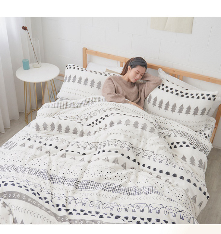 瞬暖法蘭絨床包組/暖暖被/厚被套