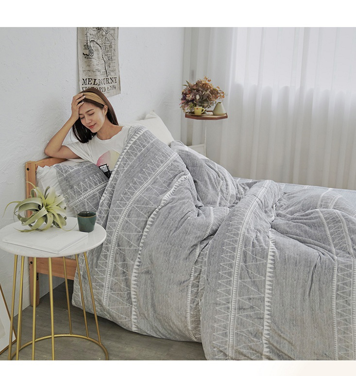 瞬暖法蘭絨床包組/暖暖被/厚被套