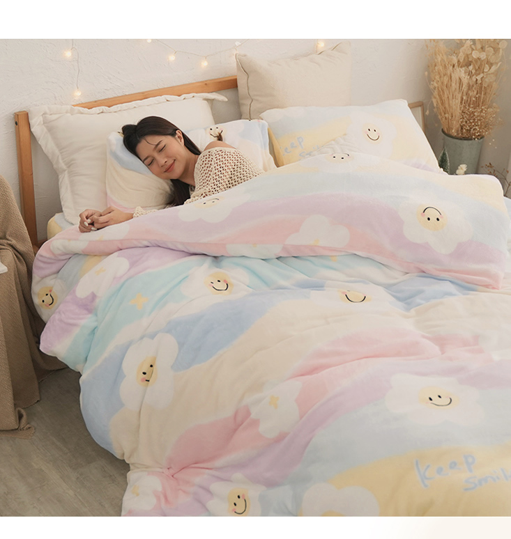 瞬暖法蘭絨床包組/暖暖被/厚被套