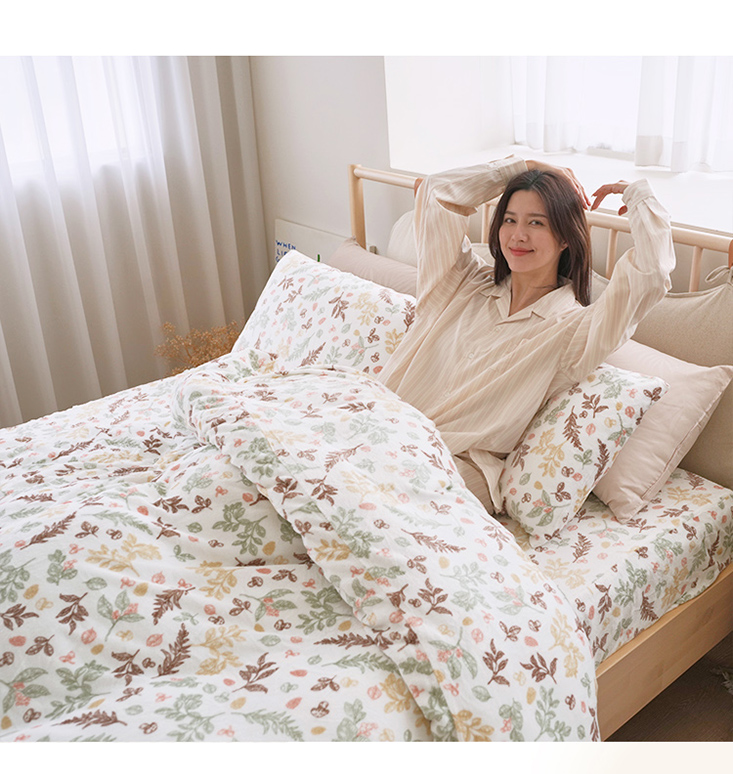 瞬暖法蘭絨床包組/暖暖被/厚被套