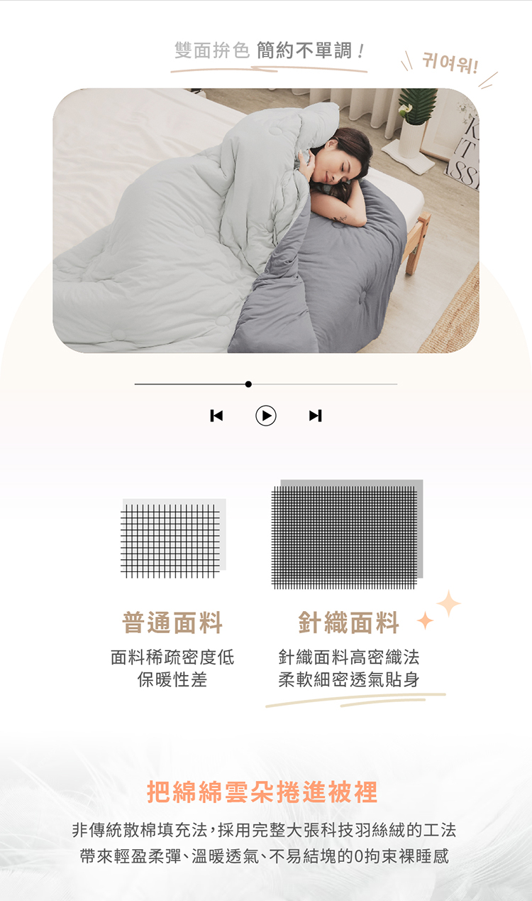 韓系針織棉花糖絲滑捲捲保暖被 可水洗 冬被 厚被 棉被 單人/雙人