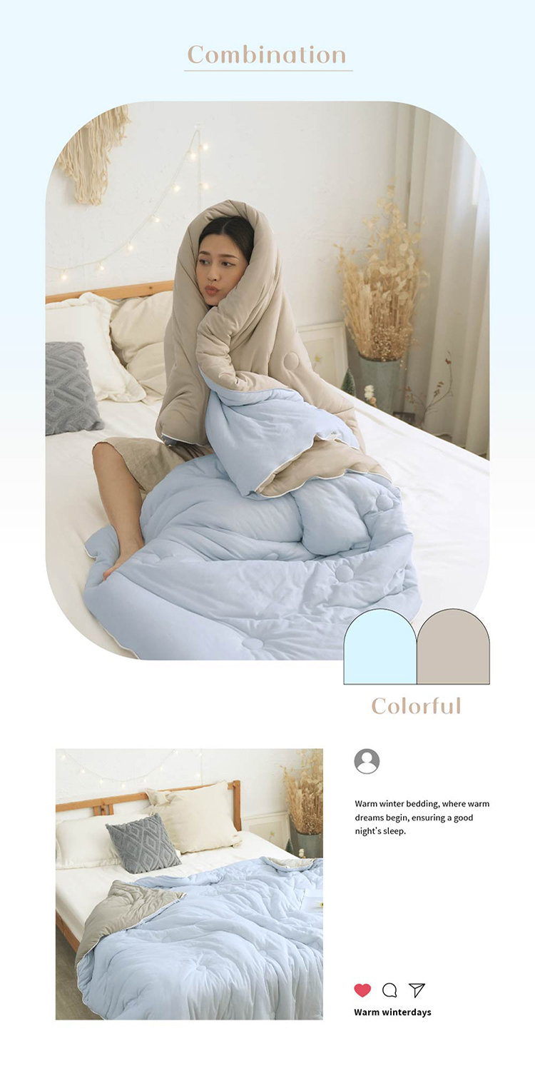 韓系針織棉花糖絲滑捲捲保暖被 可水洗 冬被 厚被 棉被 單人/雙人