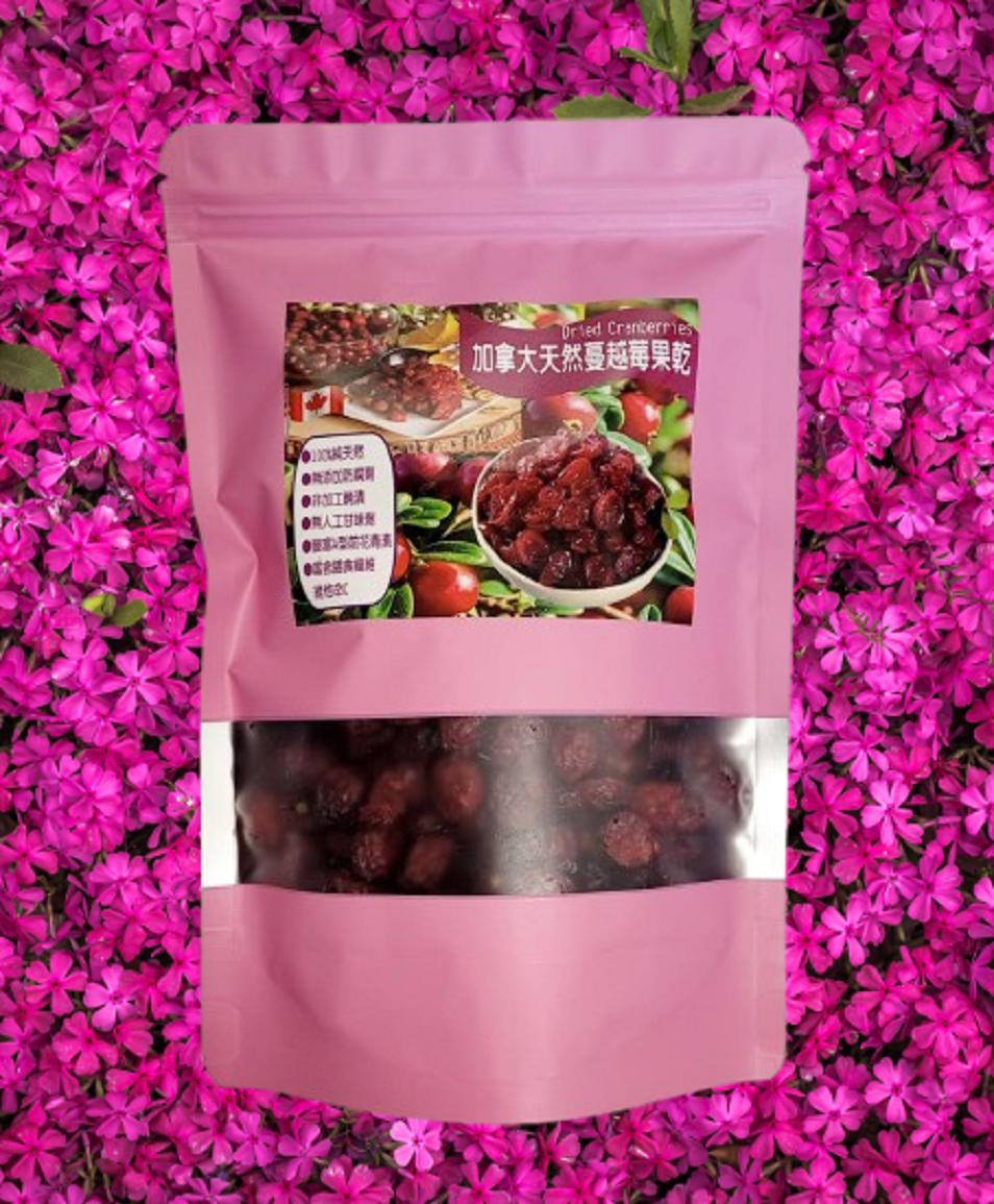 【花語嚴選】加拿大 頂級蔓越莓果乾 切片型