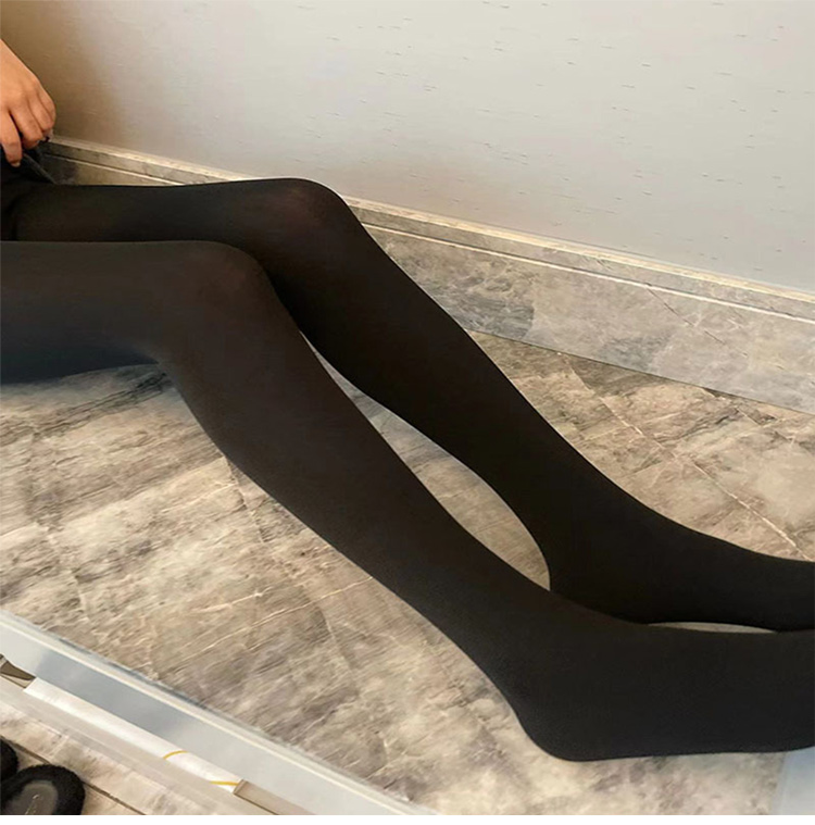 冬季女款160D加絨打底發熱褲 