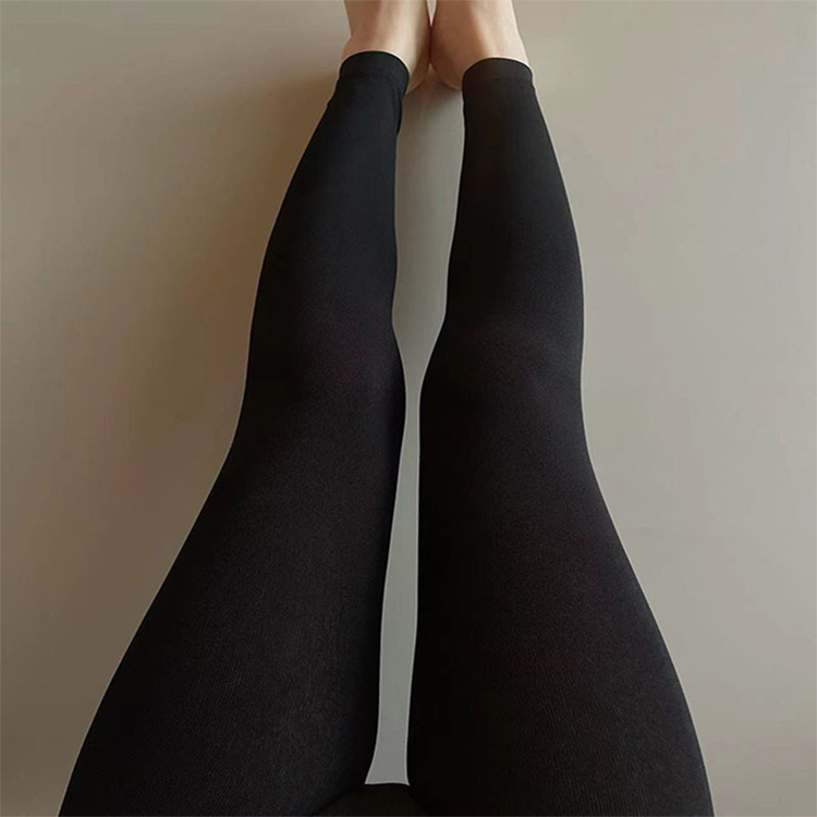 冬季女款160D加絨打底發熱褲 