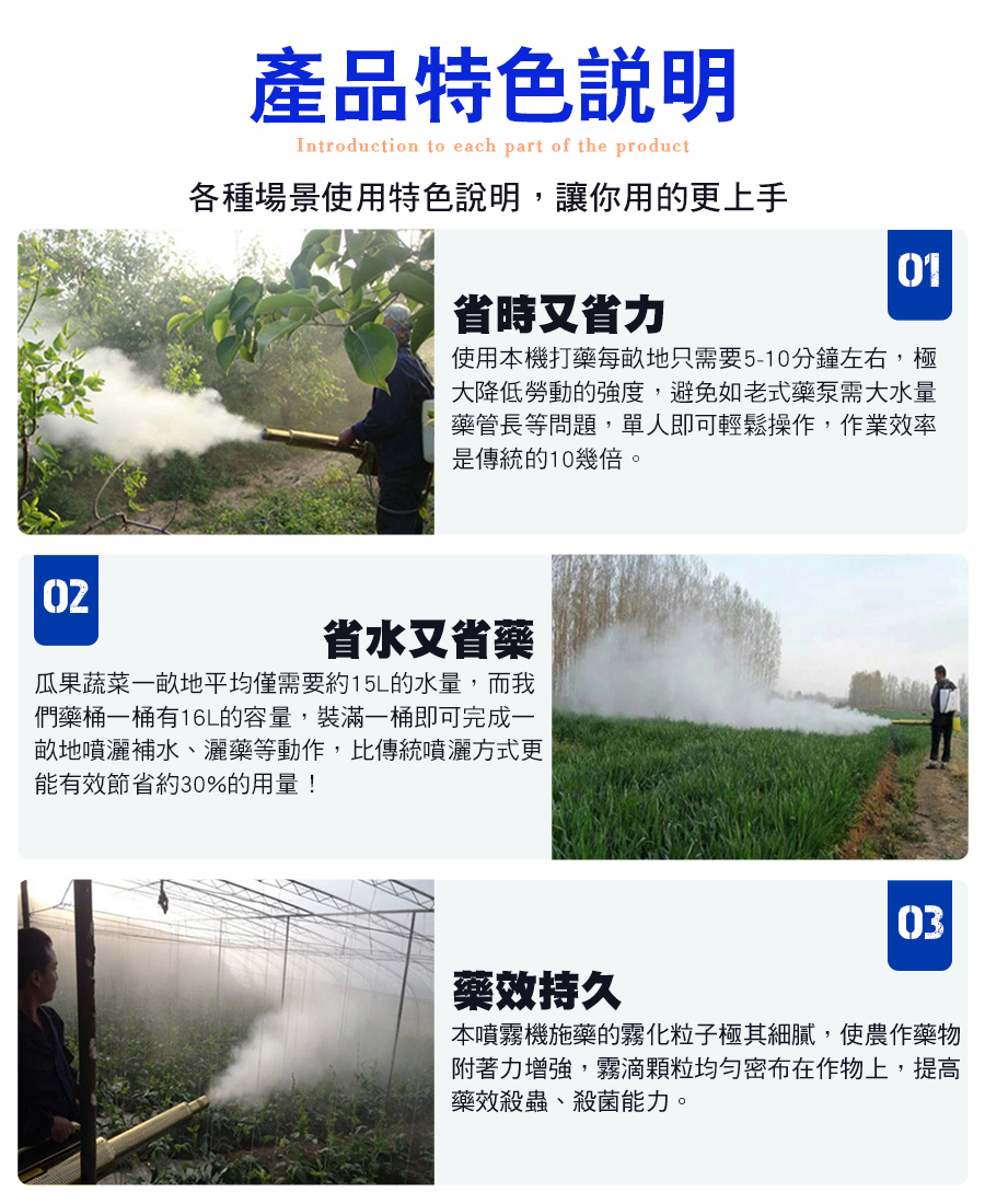 16L大容量『脈衝噴霧器』水霧煙霧兩用 雙管水冷 噴霧機 噴藥機 消毒機 煙霧機 噴霧器 噴農藥 噴農藥機