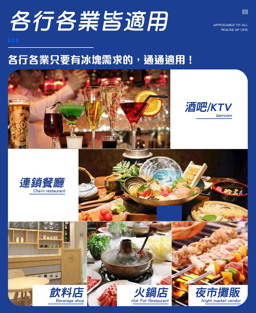 日產100KG 55冰格 智能製冰機 9-12分鐘快速出冰 110V 商用製冰機 製冰 製冰機 大型製冰機