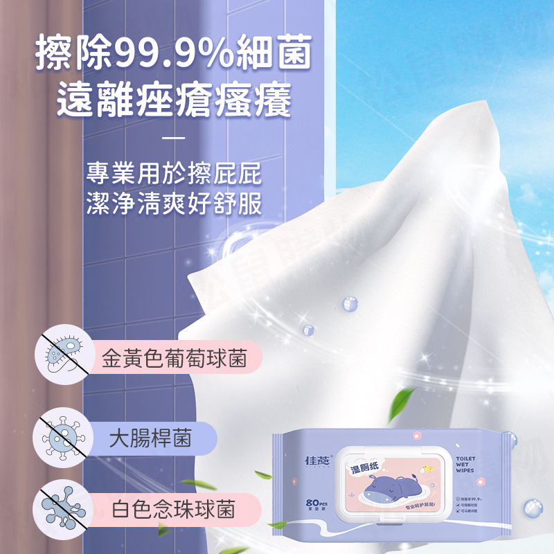 一次性如廁清潔濕紙巾 可丟馬桶 溼廁紙 4款任選 可沖式濕式衛生紙