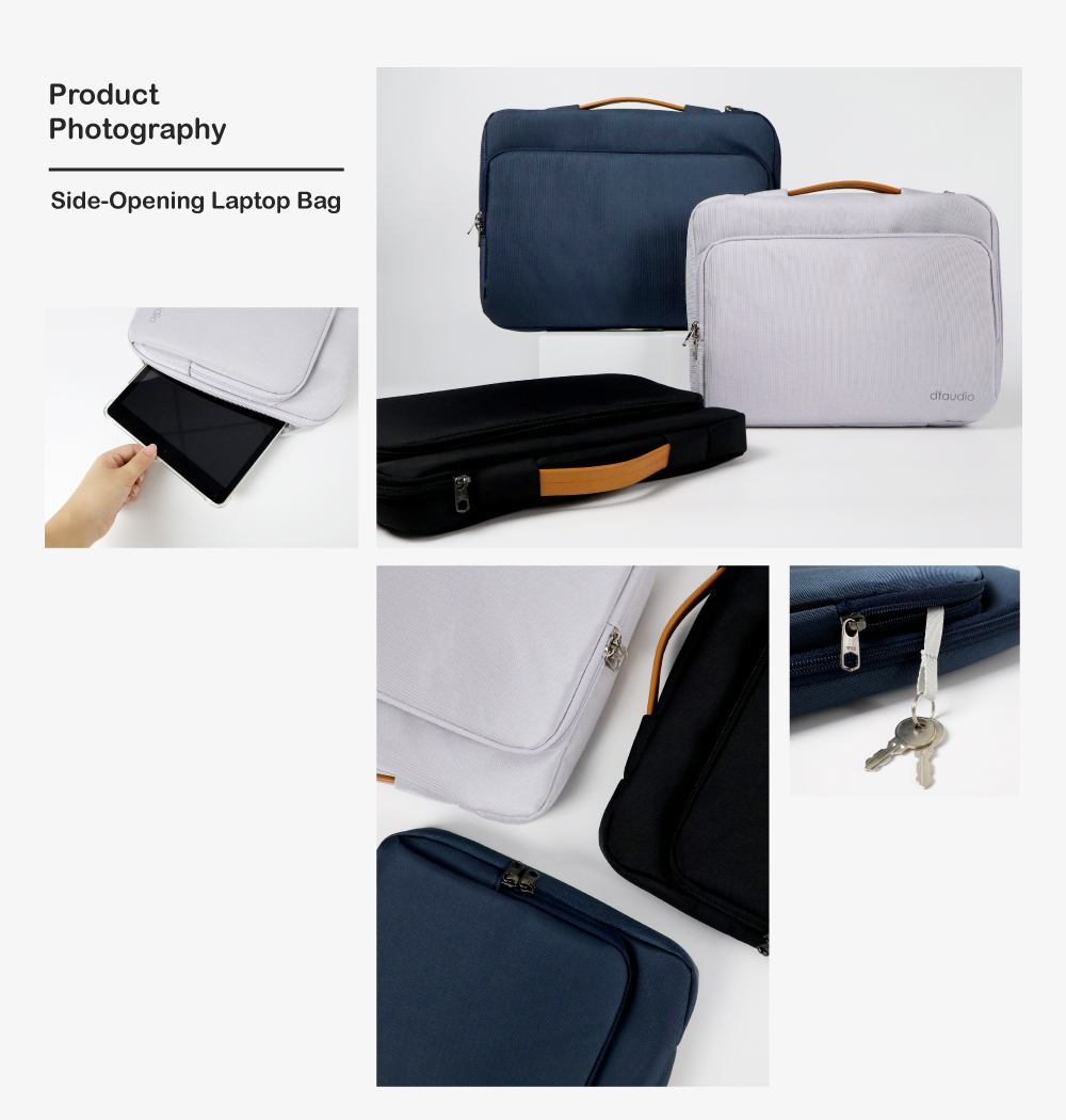 【DTAudio聆翔】360°加厚防護手提電腦包｜內膽包、YKK拉鍊