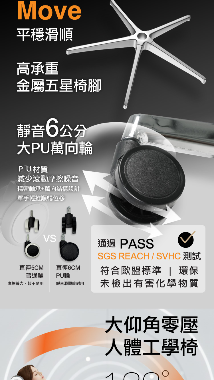 【ANDYMAY2】格拉斯人體工學安全透氣辦公椅-X07舒適進階款(OH-K227)