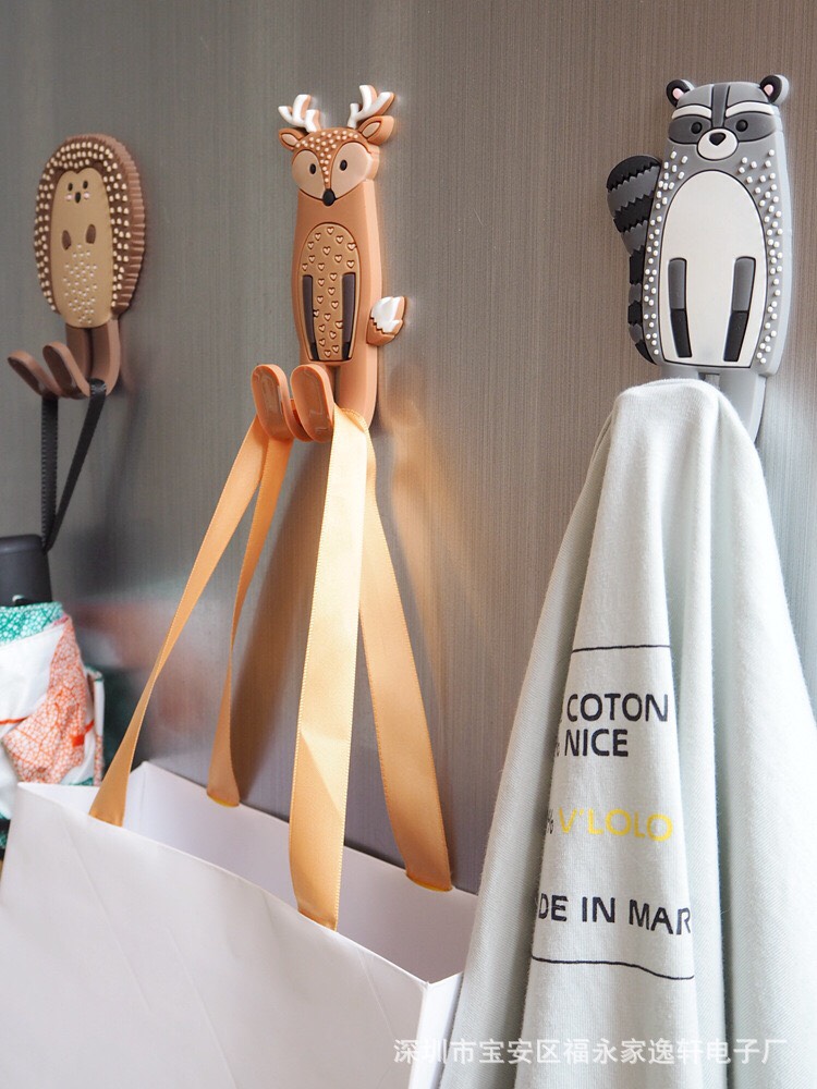 【翠樂絲】北歐森林動物造型磁性掛勾