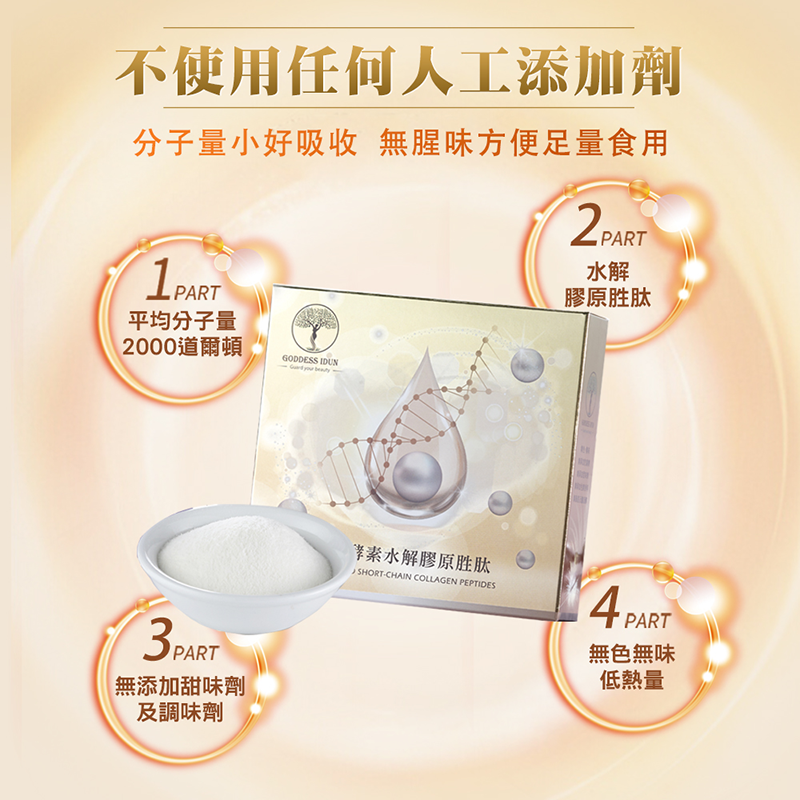       【GODDESS IDUN 女神伊登】德國專利水解膠原胜肽8入組(
