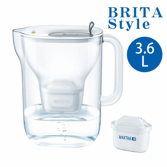 【德國BRITA】Style 3.6L純淨濾水壺+2入MAXTRA Plus濾芯