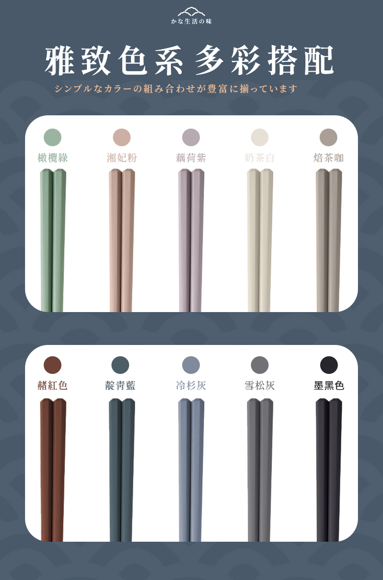 日系六角止滑304不鏽鋼筷