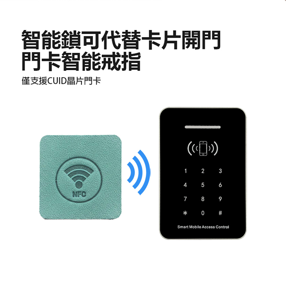 CUIDW-1 CUID魔鬼氈貼片(支援寬20mm以上尼龍錶帶 最強門禁卡 門禁/電梯/保全加密卡/考勤感應 CUID晶片)