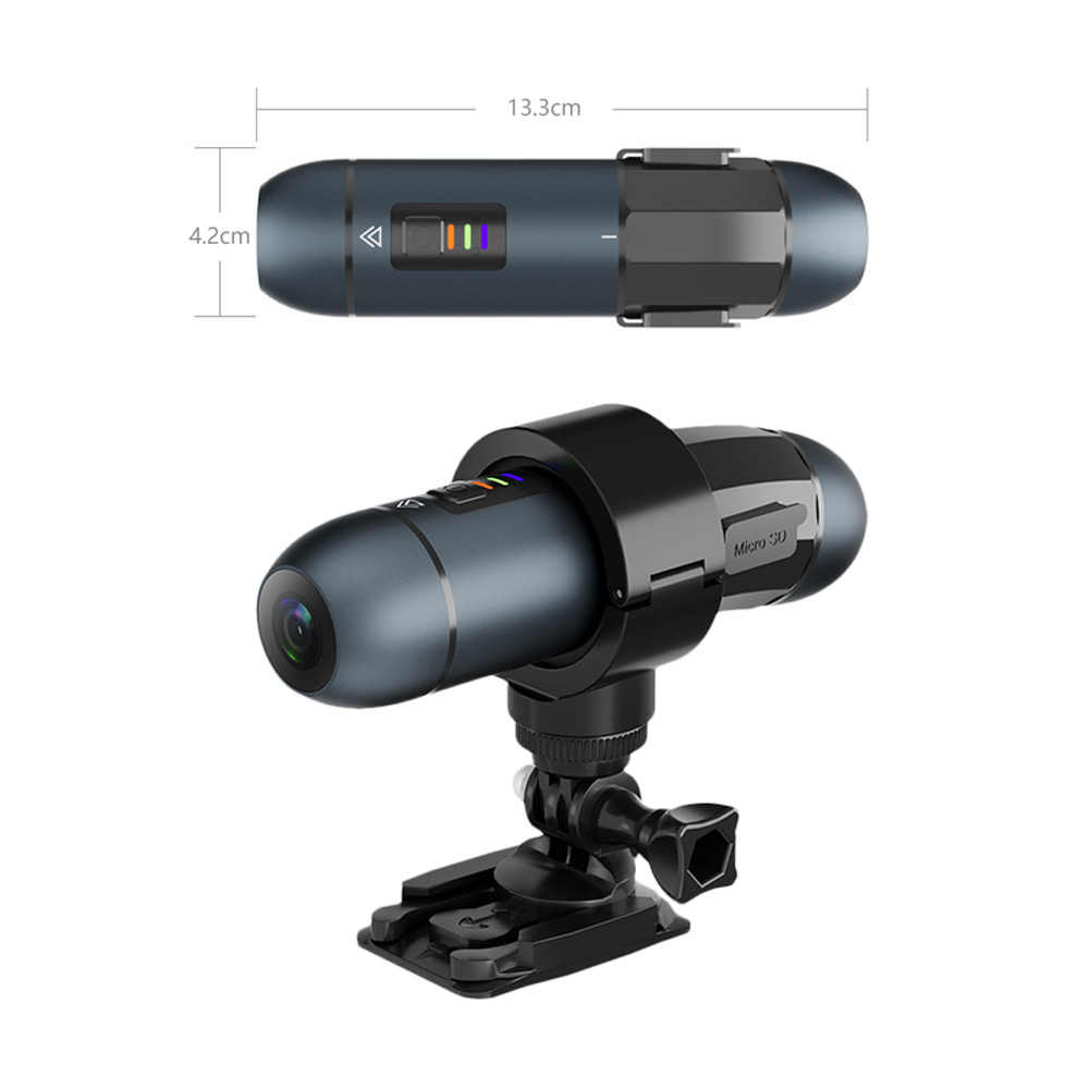 MR-S50+ 4K前鏡頭單攝錄影/1080P前後雙攝運動相機/機車單車頭盔式行車記錄器(WiFi手機互連 手環遙控器)