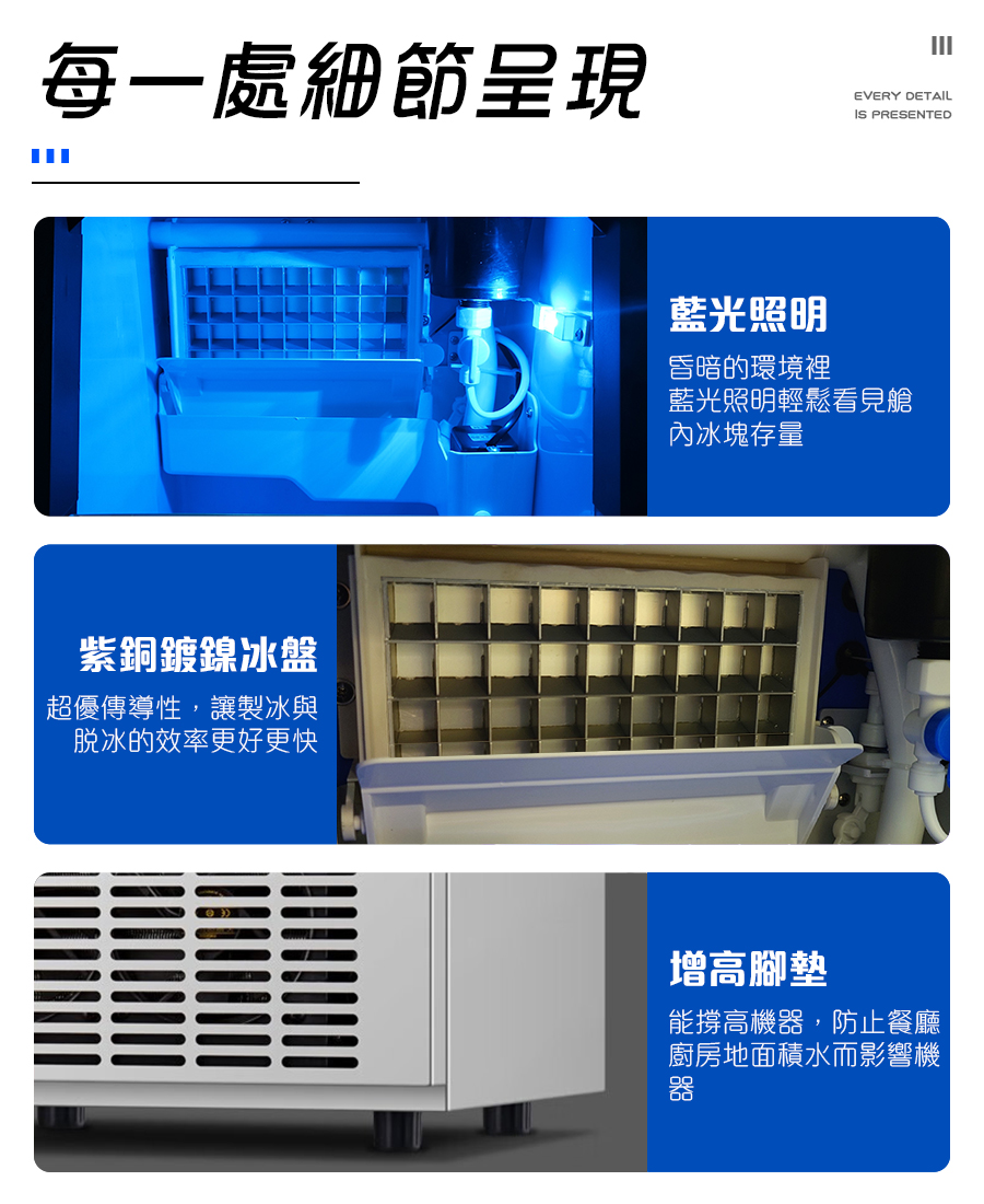 日產40KG 36冰格 兩用型製冰機 可接桶裝水/自來水 110V 商用製冰機 製冰