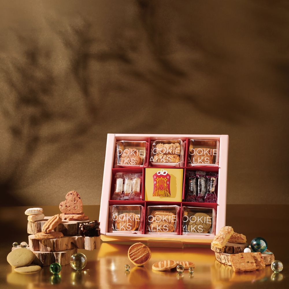 【愛不囉嗦】馬騰富貴 綜合餅乾年糖禮盒-附提袋 附北港朝天宮 平安符