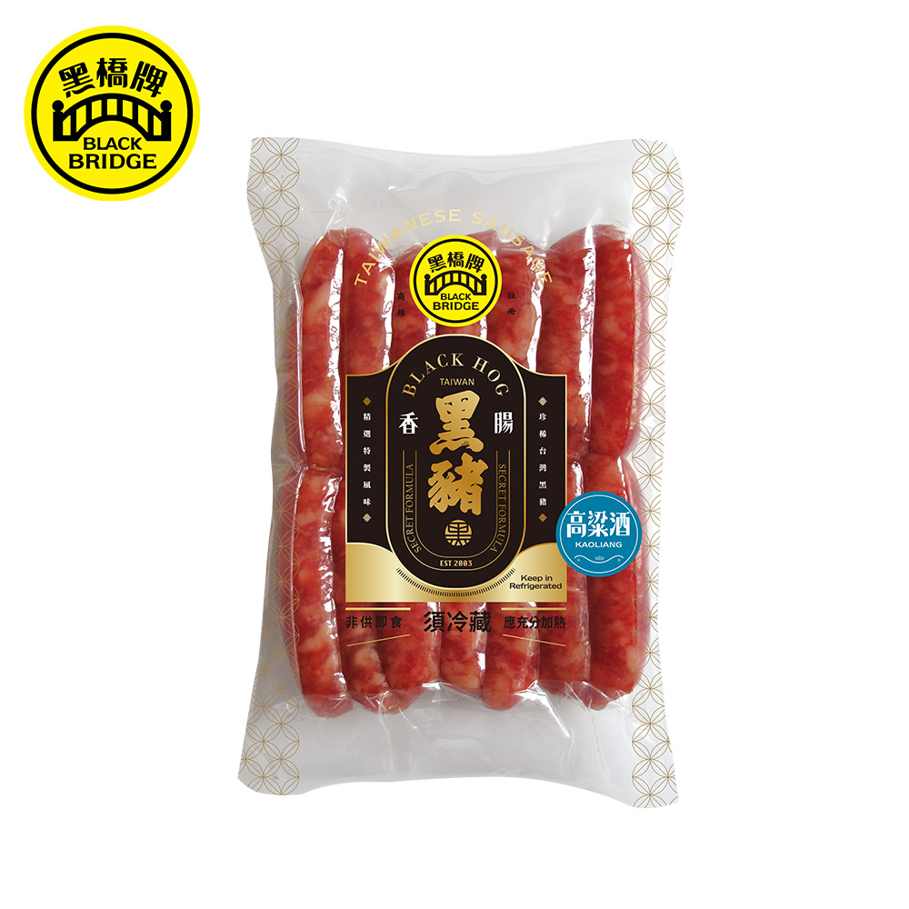 【黑橋牌】風味酒香腸禮盒D，2件組