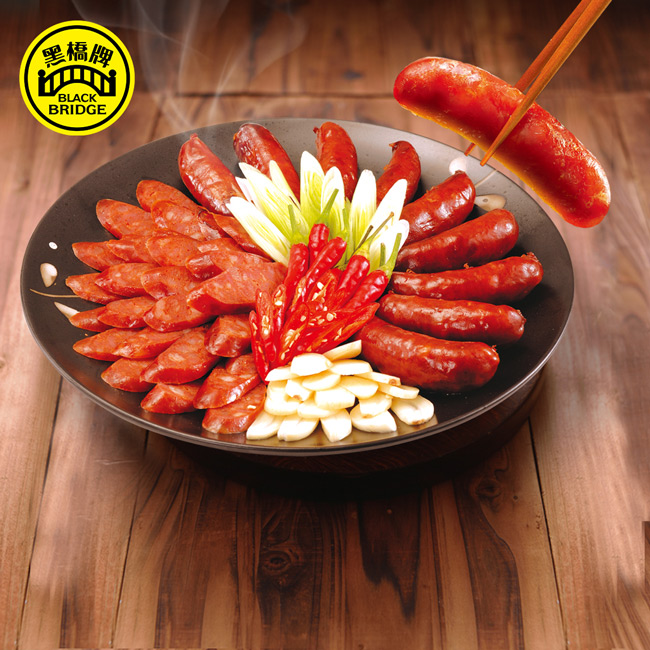 【黑橋牌】風味酒香腸禮盒D，2件組