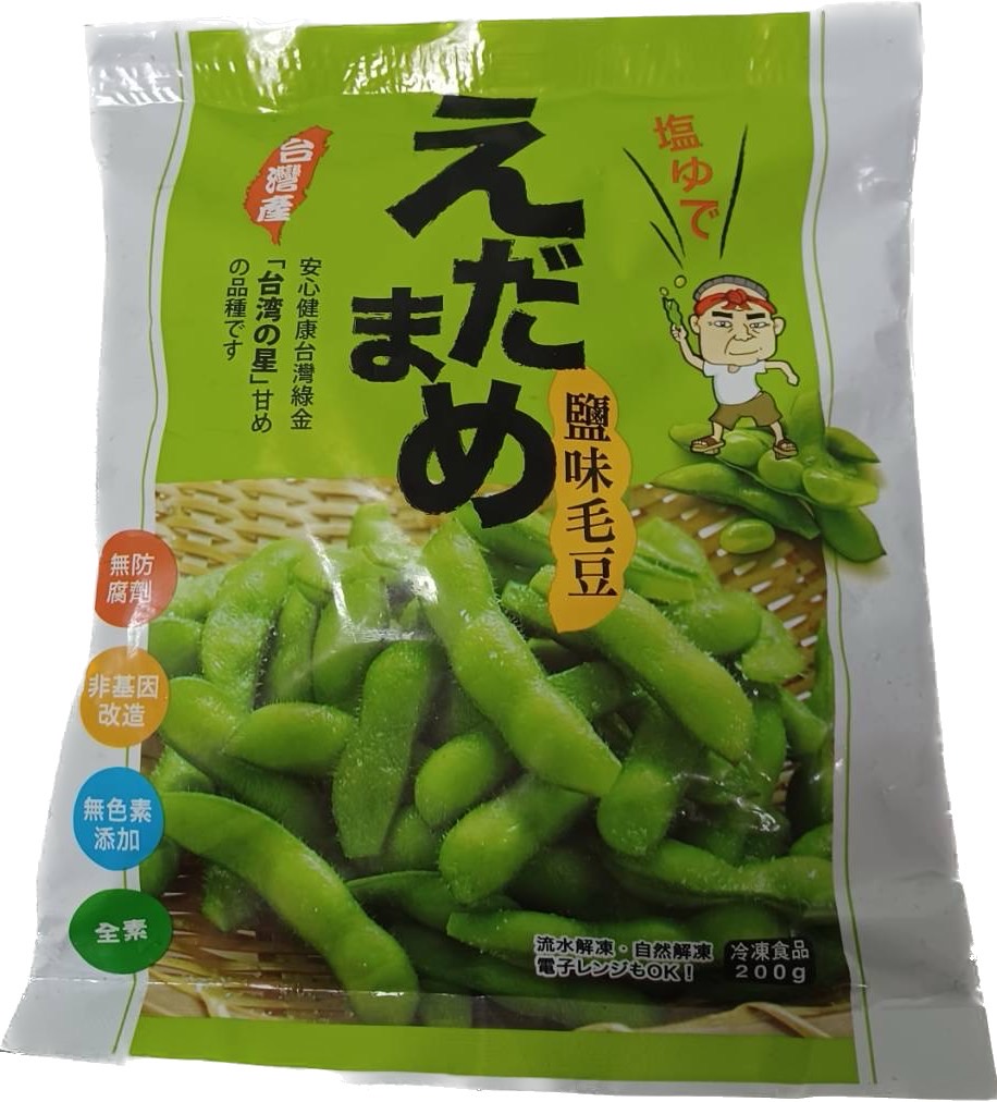 (即期品)【富琳嚴選】外銷日等級 薄鹽毛豆200g