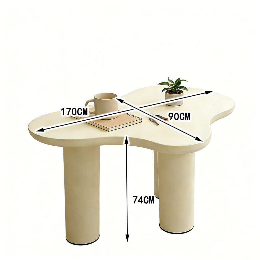 【E家工廠】北歐網紅月牙茶几 月牙茶幾 奶油風茶几 客廳茶幾 438
