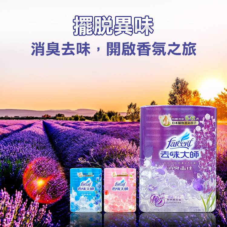 【花仙子】去味大師消臭晶球(350ml)