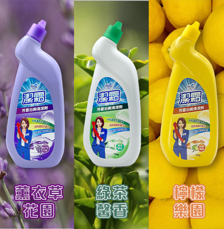 【潔霜】芳香浴廁清潔劑(750g)