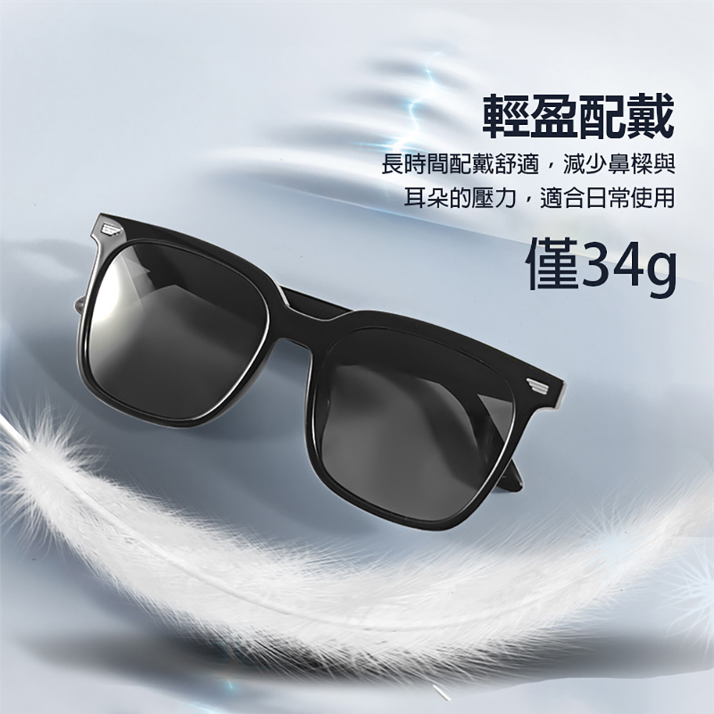 IS-S01 AI版 智能變色藍芽眼鏡(全系列雙基板+TWS立體音雙聲道 骨傳導技術寶利徠鏡片)